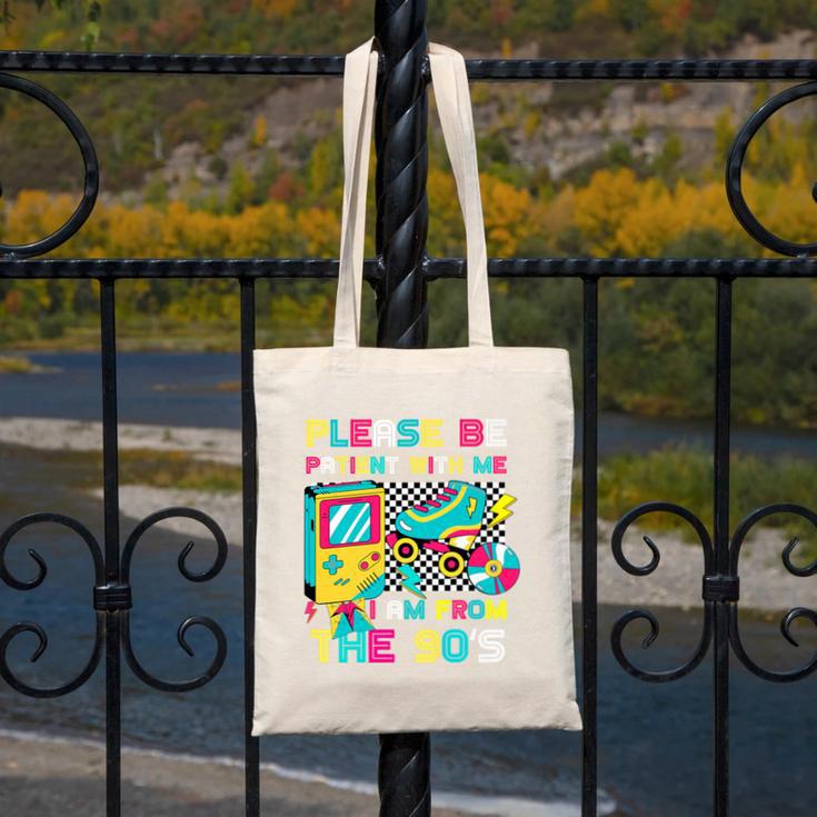 Please Be Patient With Me I'm From The 1900s Vintage 1900s Premium Canvas Tote Bag Please Be Patient With Me I'm From The 1900s Vintage 1900s Premium Canvas Tote Bag