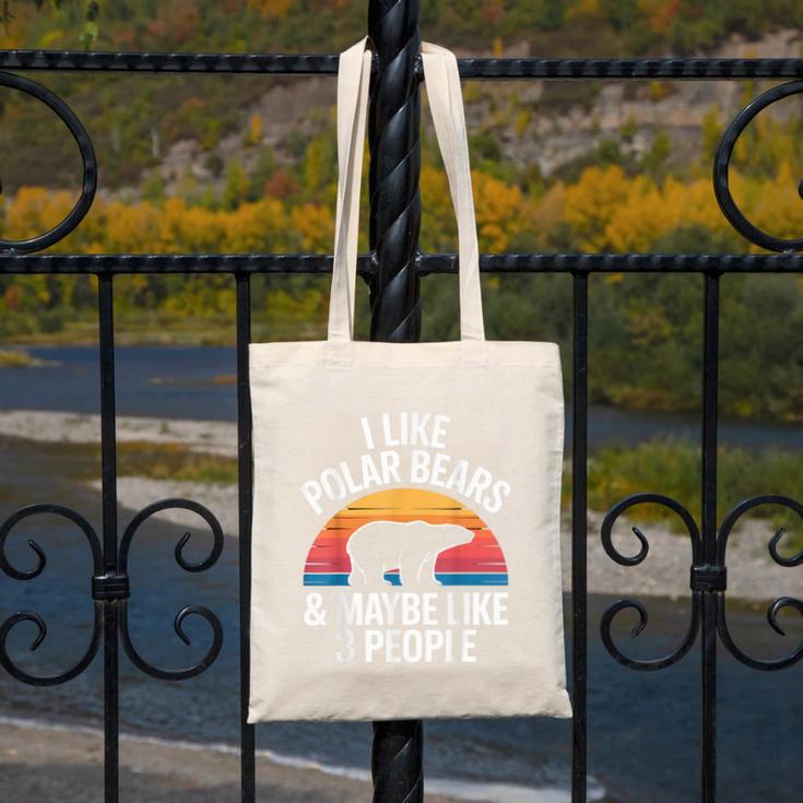 I Like Polar Bears Maybe 3 People Sarcastic Introvert Humor Canvas Tote Bag I Like Polar Bears Maybe 3 People Sarcastic Introvert Humor Canvas Tote Bag