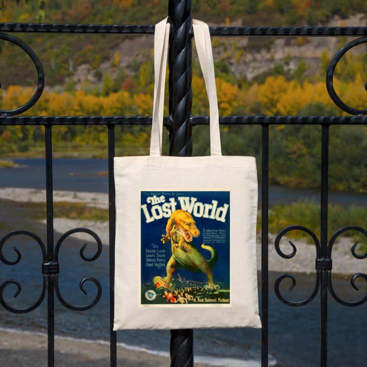 Poster Of Movie Adaptation Of Sir Arthur Conan Doyle Book Canvas Tote Bag