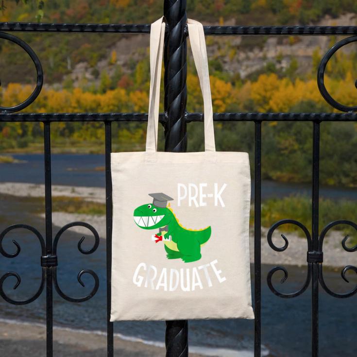 Preschool Graduation Preschooler Dinosaur Pre-K Dino Kids Canvas Tote Bag