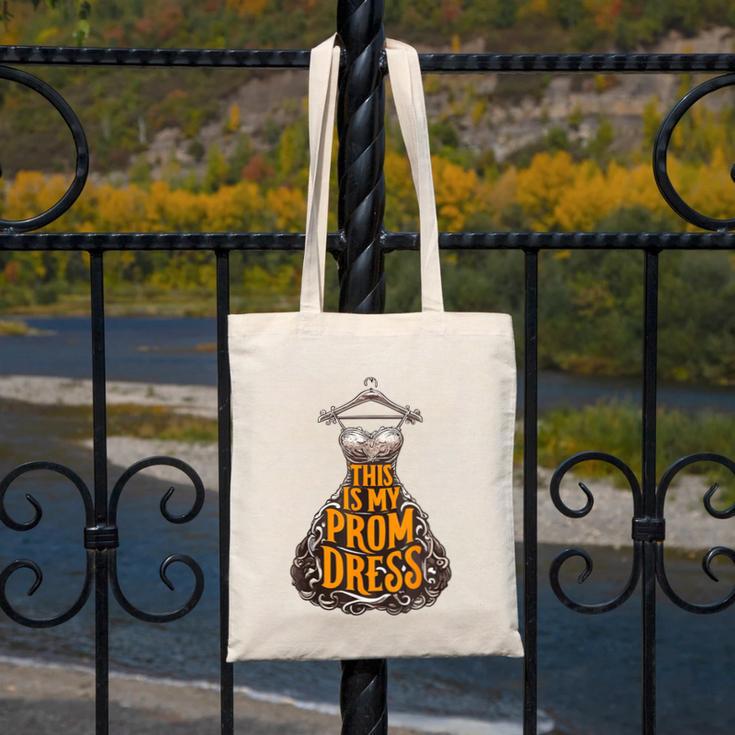 Prom Dress Prom Night Graduation Canvas Tote Bag