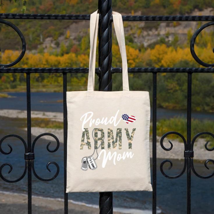 Proud Army Mom Army Graduation Mom US Army Mom Canvas Tote Bag