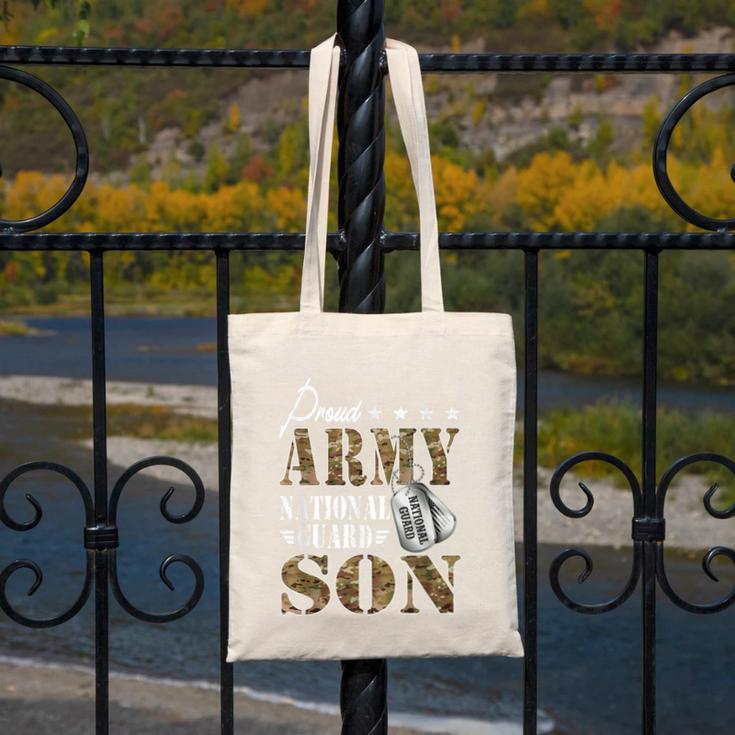 Proud Army National Guard Son National Guard Graduation Canvas Tote Bag