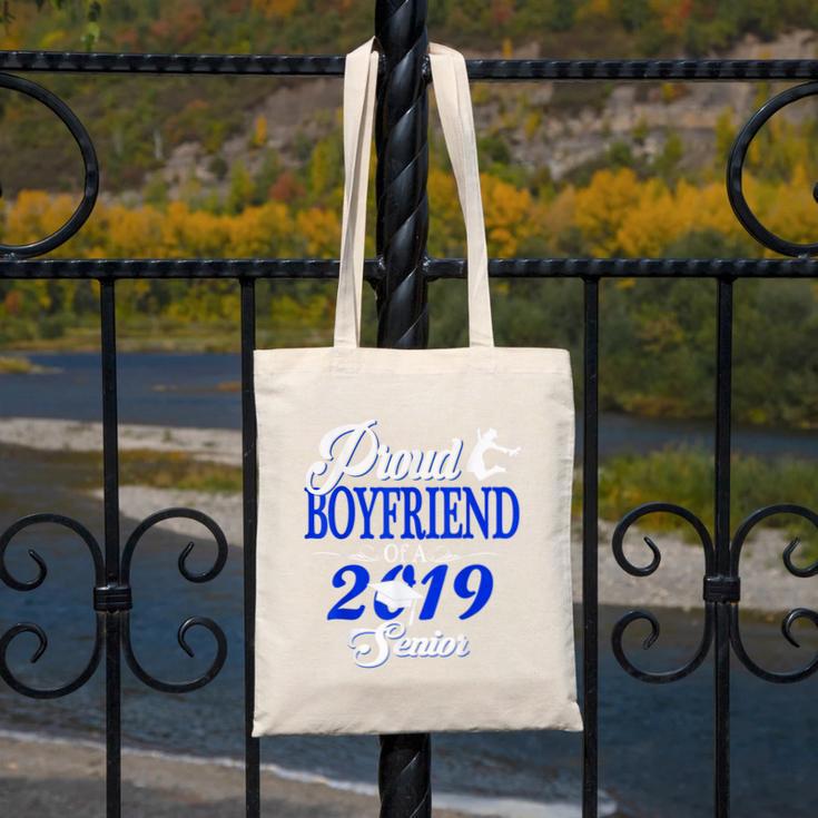 Proud BOYFRIEND Of A Class 2019 Senior Tee Graduation Canvas Tote Bag