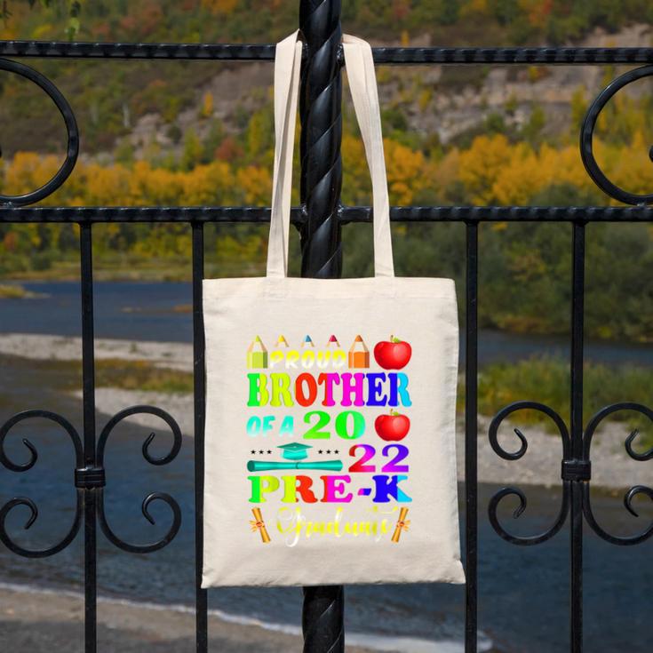 Proud Brother Of 2022 Pre K Graduate Graduation Canvas Tote Bag