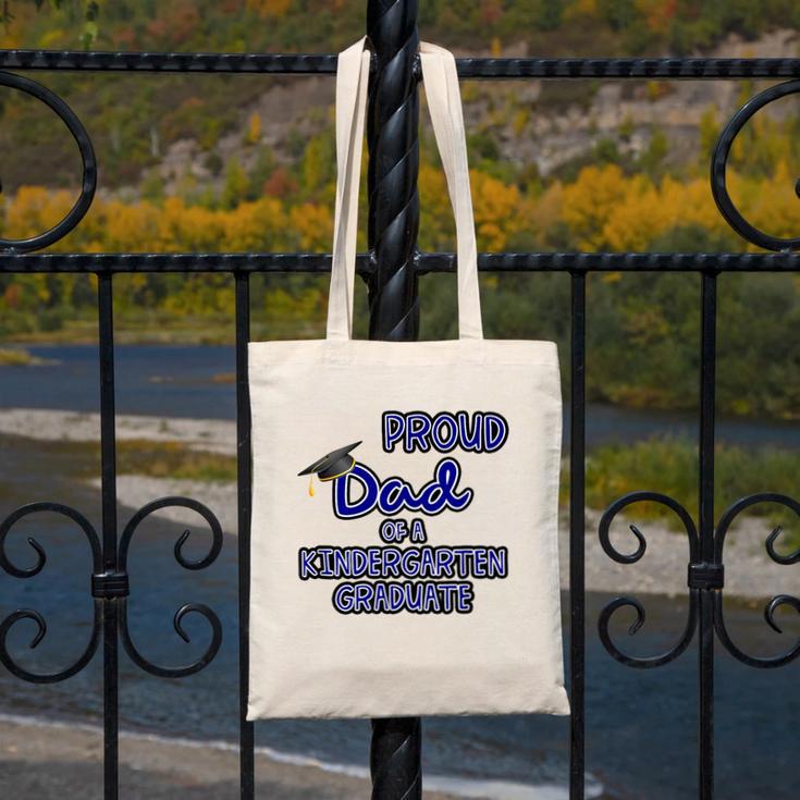 Proud Dad Of a Kindergarten Graduate Graduation TShirt Canvas Tote Bag