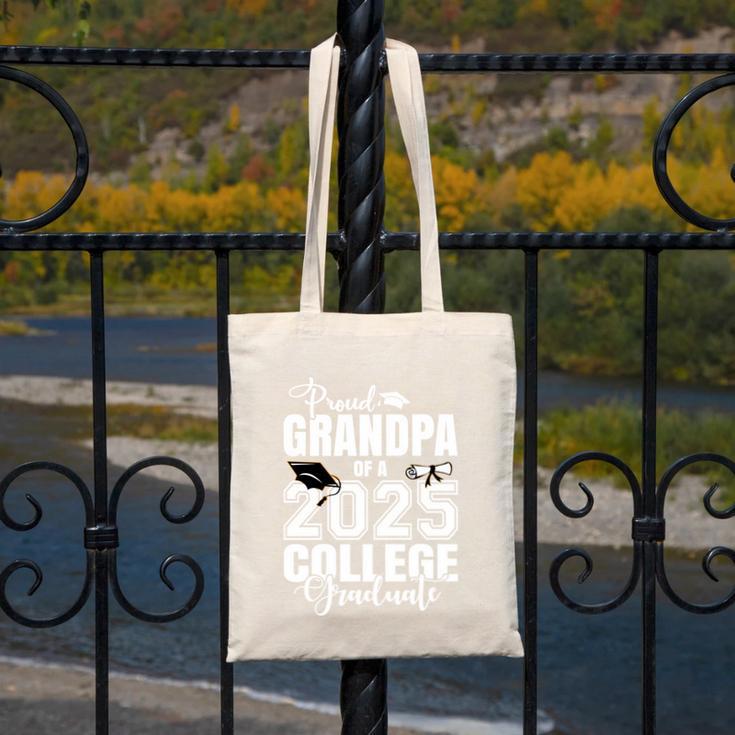 Proud Grandma Of A 2025 College Graduate Graduation Canvas Tote Bag