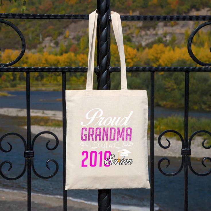 Proud GRANDMA Of A Class 2019 Senior Graduation Canvas Tote Bag