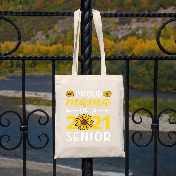 Proud Mama Of a 2021 Graduate Senior Mom 2021 Graduation Canvas Tote Bag