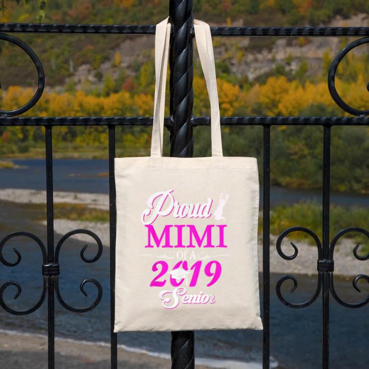 Proud MIMI Of A Class 2019 Senior Tshirt Graduation Canvas Tote Bag