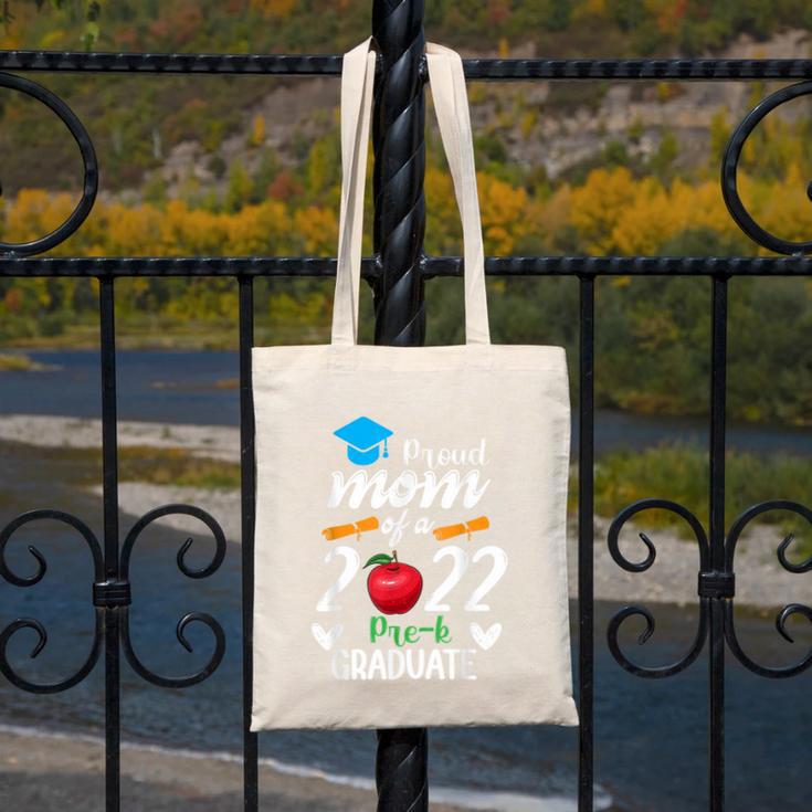 Proud Mom Of 2022 Pre K Graduate Graduation Canvas Tote Bag