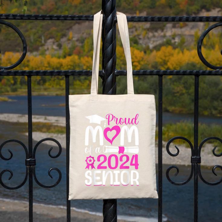 Proud Mom Of A 2024 Senior Graduation Canvas Tote Bag Proud Mom Of A 2024 Senior Graduation Canvas Tote Bag