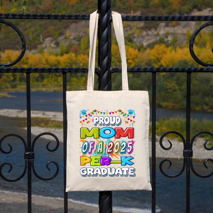 Proud MOM Of a 2025 PRE-K Graduate -Graduation Canvas Tote Bag