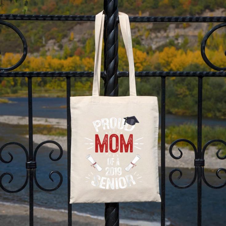 Proud Mom Mother Of a 2019 Graduate TShirt Graduation Canvas Tote Bag