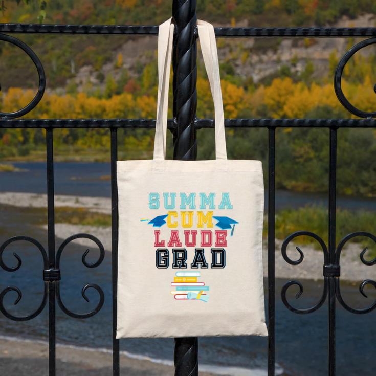 Proud Summa Cum Laude Grad College Graduation T-Shirt Canvas Tote Bag