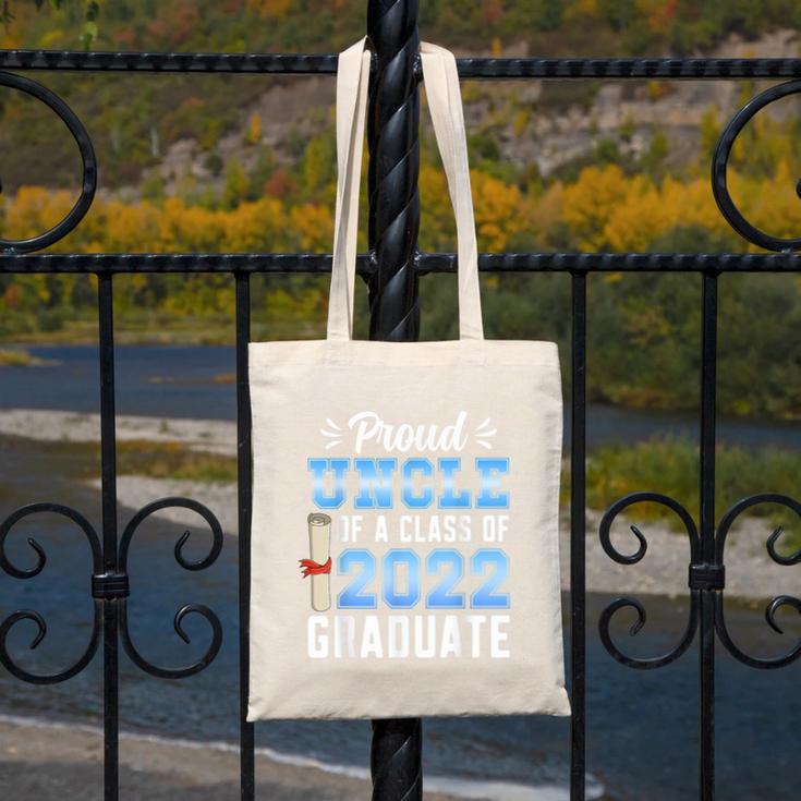 Proud Uncle Of A Class Of 2022 Graduate 22 Senior Graduation Canvas Tote Bag