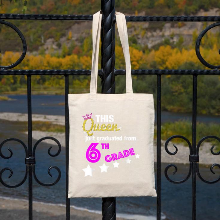 Queen 6th Grade Graduation For Girls Canvas Tote Bag