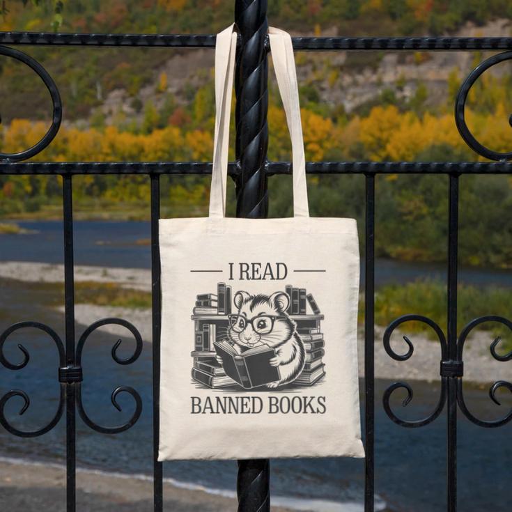 I Read Banned Books Canvas Tote Bag I Read Banned Books Canvas Tote Bag