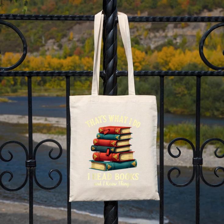 I Read Books Bookworm Halloween Canvas Tote Bag