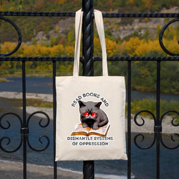 Read Books And Dismantle Systems Of Oppression Canvas Tote Bag