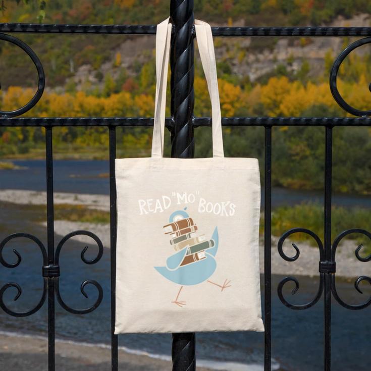 Read More Books Pigeon Book Lover Canvas Tote Bag