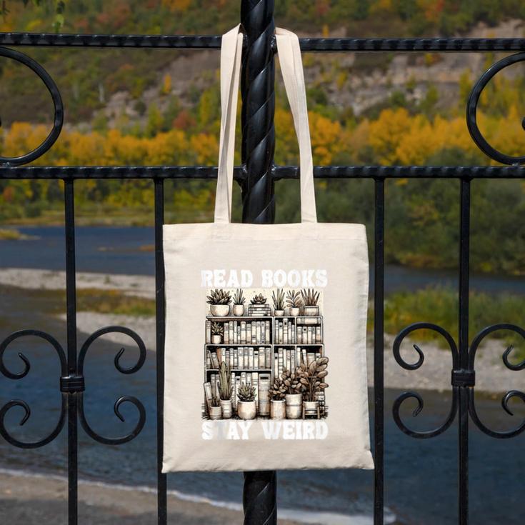Read Books Stay Weird Introvert Book Lover Book Canvas Tote Bag Read Books Stay Weird Introvert Book Lover Book Canvas Tote Bag
