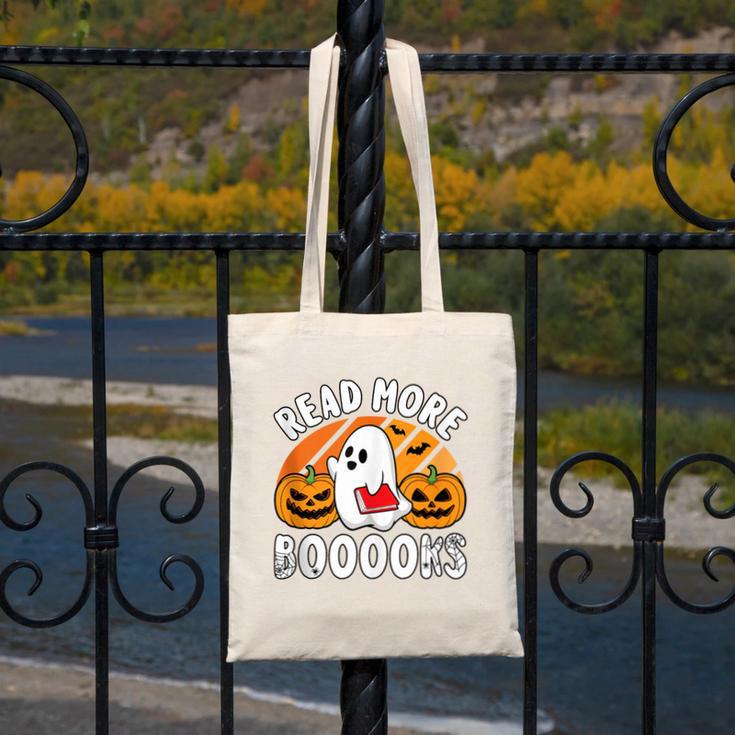 Read More Books Teacher Halloween Men Women Canvas Tote Bag