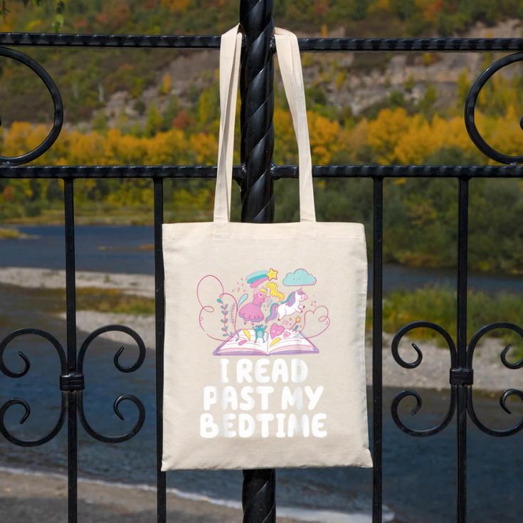 I Read Past My Bedtime Reading Unicorn Book Lover Canvas Tote Bag I Read Past My Bedtime Reading Unicorn Book Lover Canvas Tote Bag