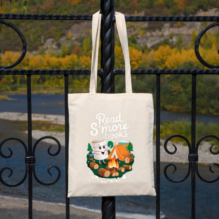 Read S'More Books Around Campfire National Book Week Canvas Tote Bag