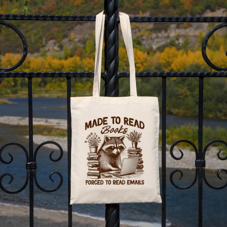 Reading Book Lover Made To Read Books Forces To Read Emails Canvas Tote Bag Reading Book Lover Made To Read Books Forces To Read Emails Canvas Tote Bag