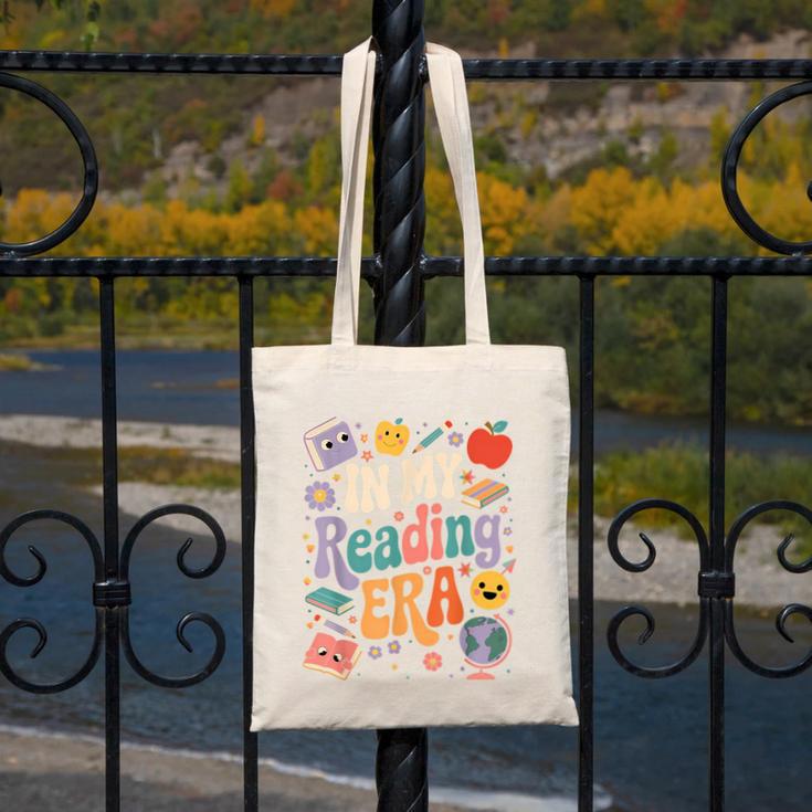 In My Reading Era Books Lovers Men Women Kids Canvas Tote Bag