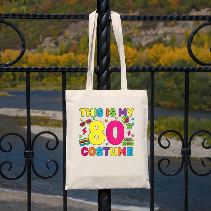 Retro 80's Costume 80s Nostalgia Party Canvas Tote Bag