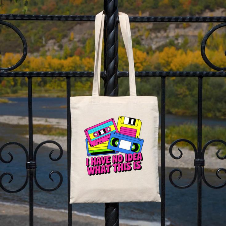 Retro Cassette Vintage 80s Nostalgia Canvas Tote Bag Retro Cassette Vintage 80s Nostalgia Canvas Tote Bag
