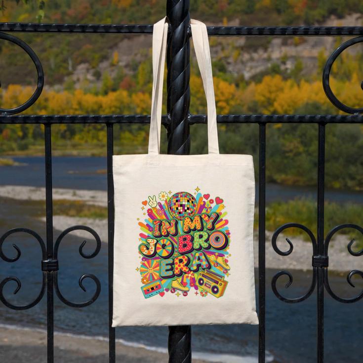 Retro Nostalgia Era Disco Groovy 80s 90s Vintage Aesthetic Premium Tri-Blend Canvas Tote Bag