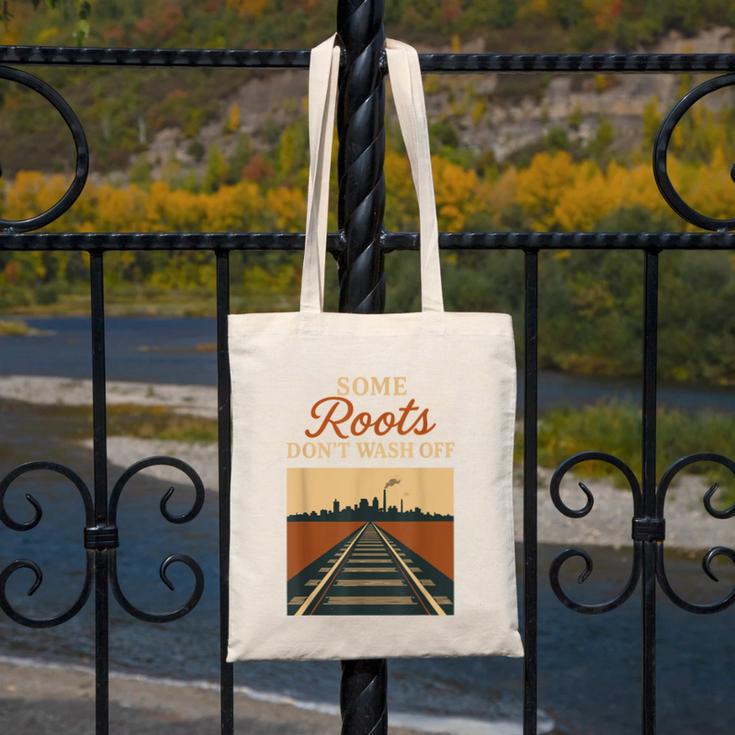 Rust Belt Midwest Nostalgia Steel Town Working Class Pride Canvas Tote Bag