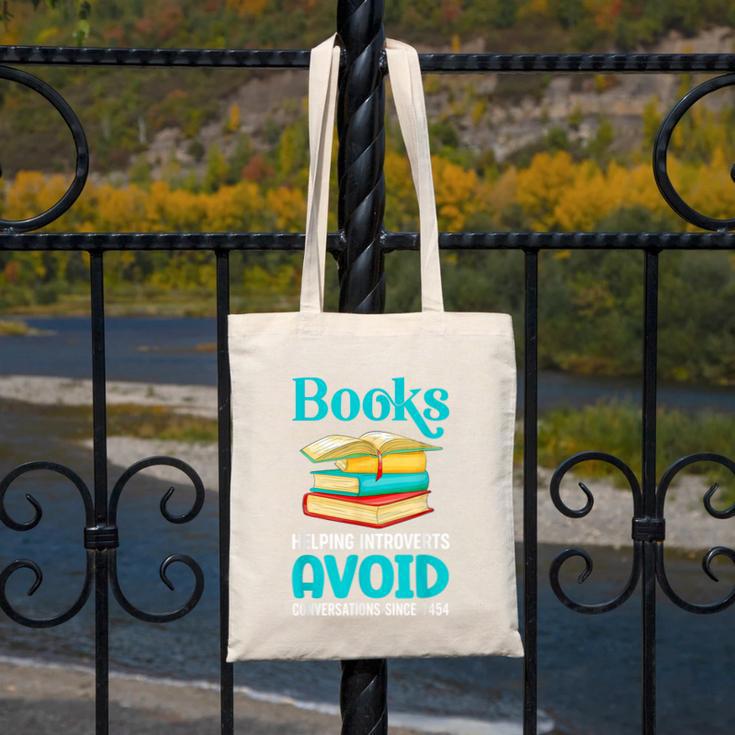 Sarcastic Books Anti Social Introvert Book Conversation Canvas Tote Bag Sarcastic Books Anti Social Introvert Book Conversation Canvas Tote Bag