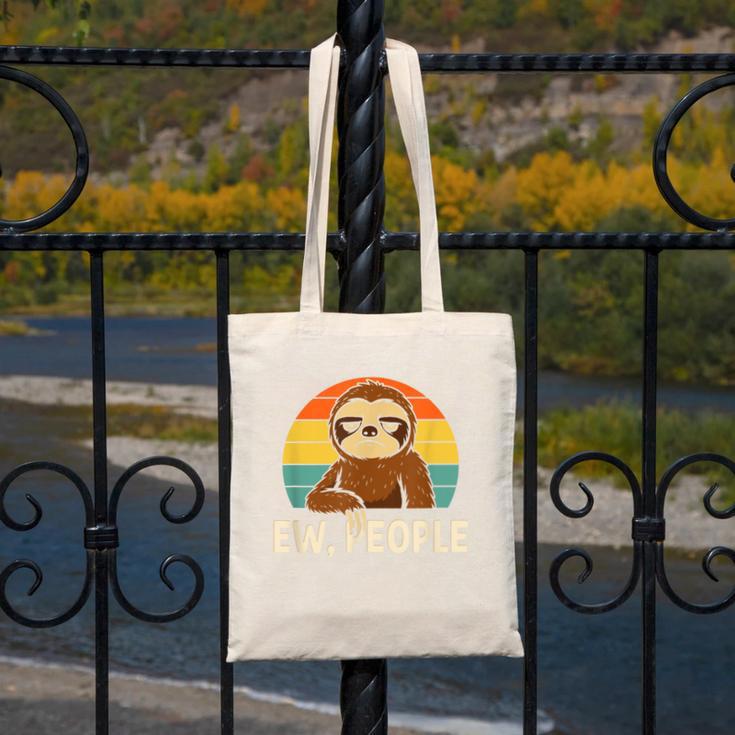 Sarcastic Sloth Introvert Anti Social Canvas Tote Bag Sarcastic Sloth Introvert Anti Social Canvas Tote Bag