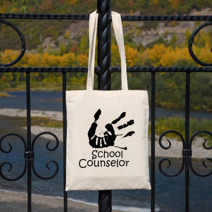 School Counselor t Shirt School Teacher Graduation Idea Canvas Tote Bag