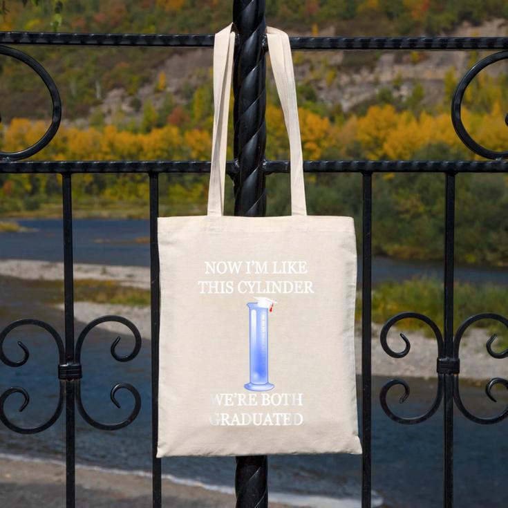 Science Joke Chemistry College High School Graduation Canvas Tote Bag