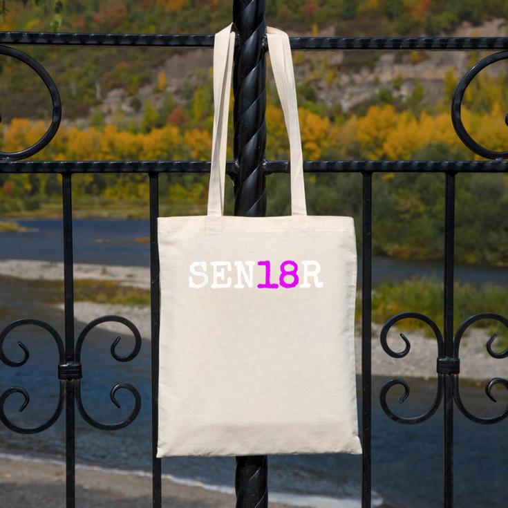 Senior 2018 TShirt Graduation Class Of 2018 Tee Shirt Canvas Tote Bag