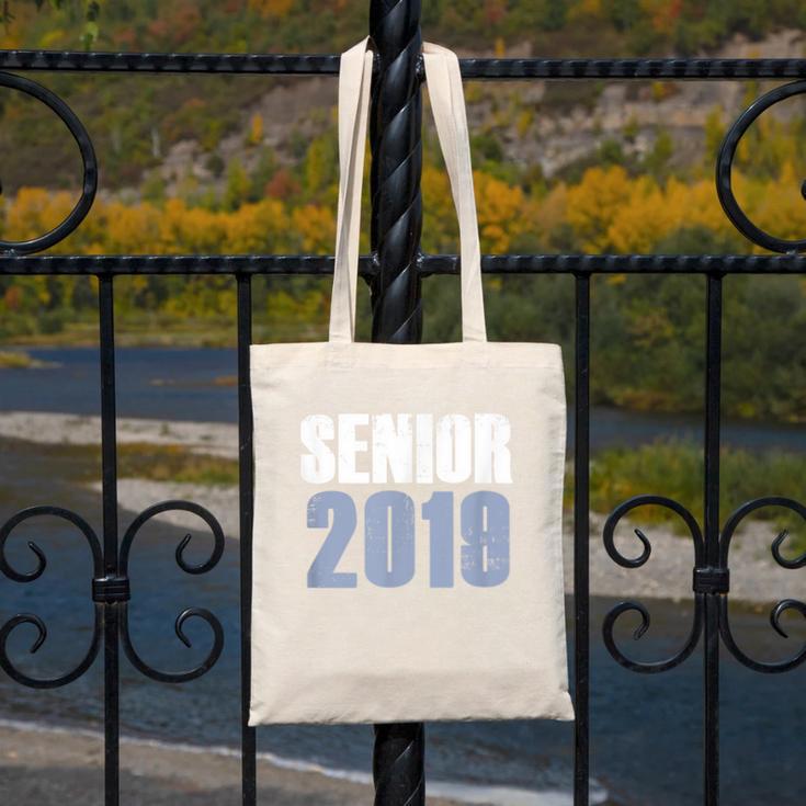Senior 2019 Shirt Graduation Class Back To School Tee Canvas Tote Bag