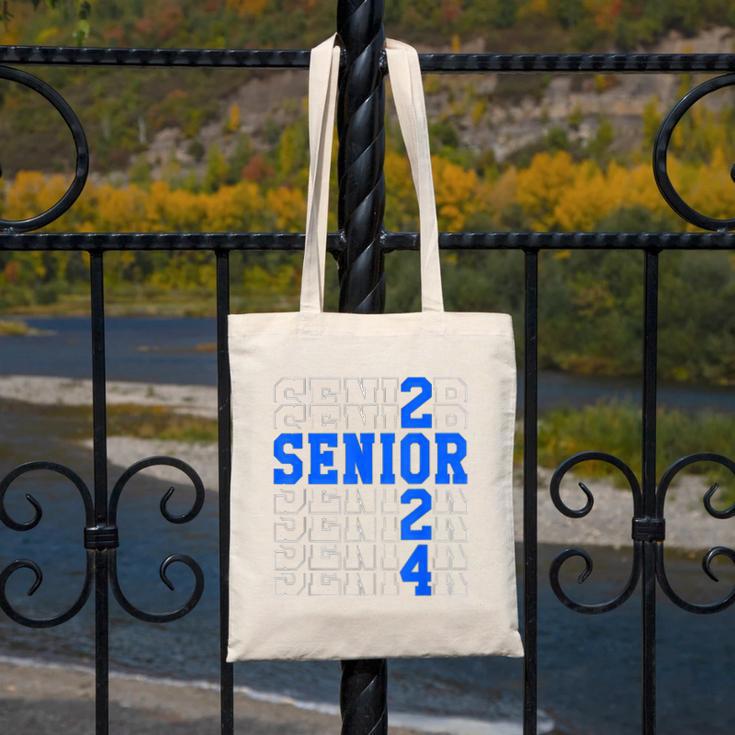 Senior 2024 Graphic Class Of 2024 Graduation Graphic Canvas Tote Bag