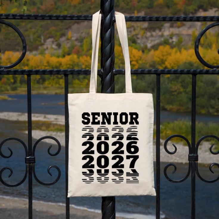 Senior 2026 2027 Class Of Graduation Canvas Tote Bag