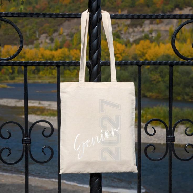 Senior 2027 Class Of 2027 Shirt Graduation Canvas Tote Bag