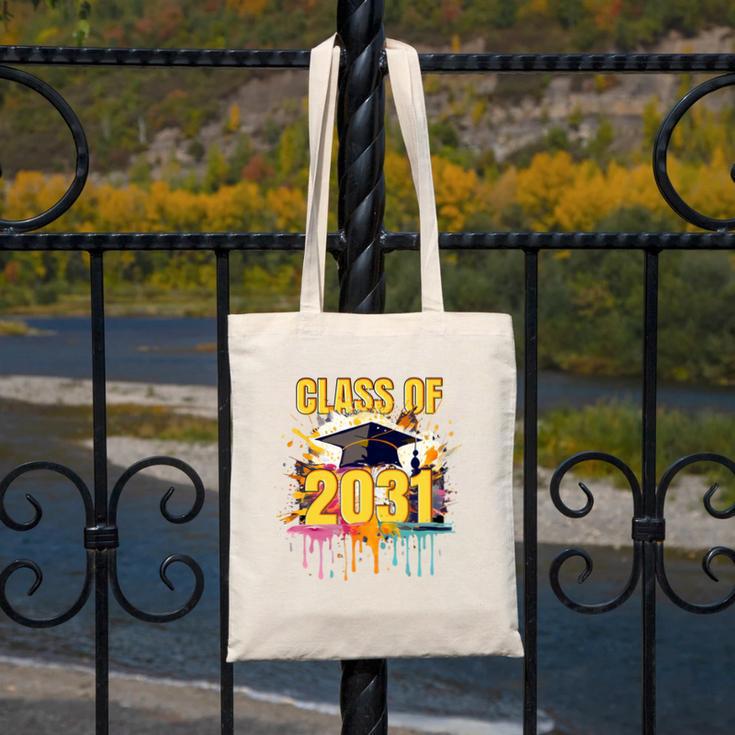 Senior 31 Class Of 2031 Back To School Graduation 2031 Canvas Tote Bag