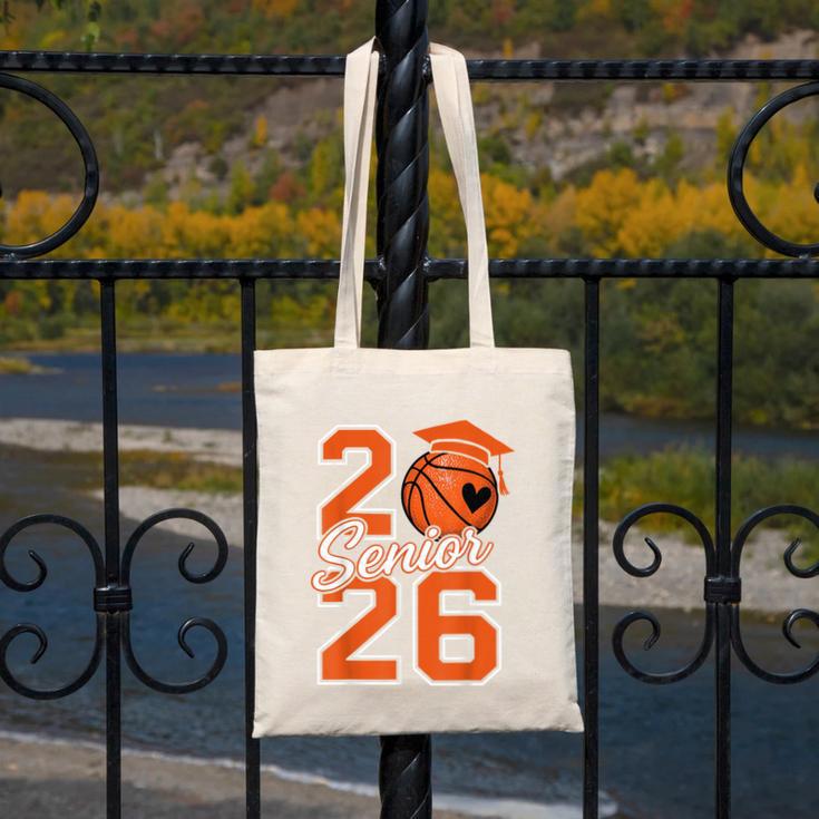Senior Basketball Class Of 2026 Crew Basketball Graduation Canvas Tote Bag