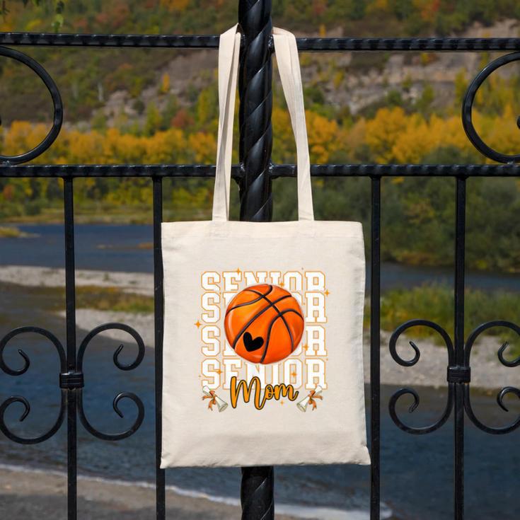 Senior Basketball Mom 2026 Basketball Graduation Canvas Tote Bag