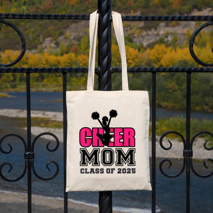 Senior Cheerleader Mom Cheer Class Of 2025 Graduation Women Canvas Tote Bag