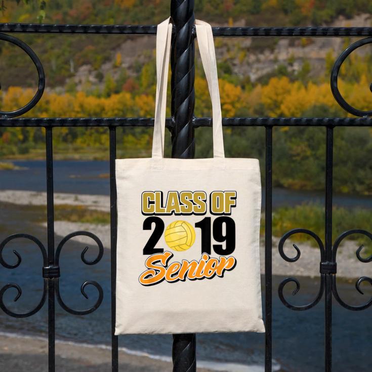 Senior Class Of 2019 Tshirt Graduation School Volleyball Canvas Tote Bag