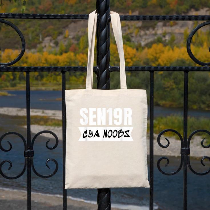 Senior Class 2019 Shirt High School Graduation Geek Canvas Tote Bag